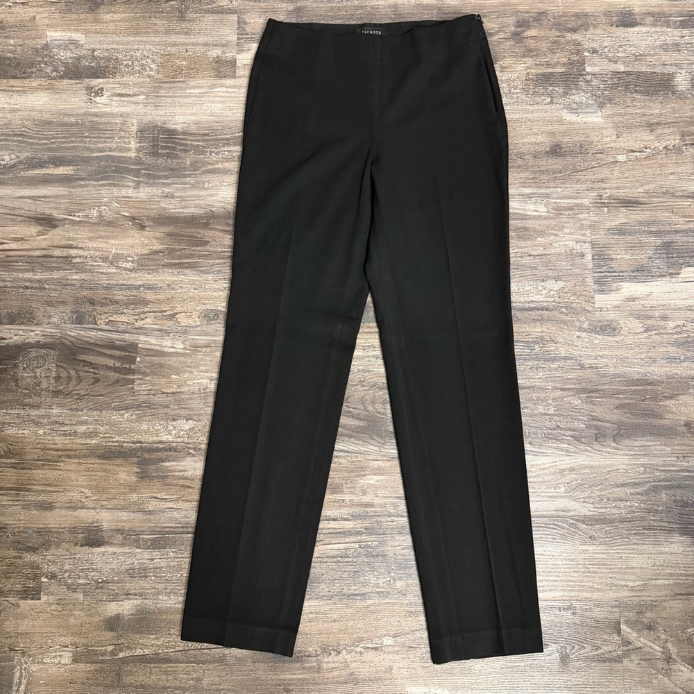 Talbots Heritage Women’s Black High-Rise Straight Leg Pants Trousers Size 6L
